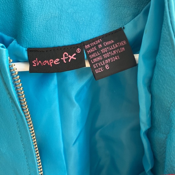 Leather jacket. Shape FX - Picture 3 of 5